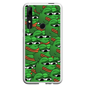 Чехол для Honor P Smart Z с принтом Pepe The Frog в Рязани, Силикон | Область печати: задняя сторона чехла, без боковых панелей | Тематика изображения на принте: frog | meme | memes | pepe | pepe the frog | грустная жабка | лягушка | лягушонок пепе | мем | мемы
