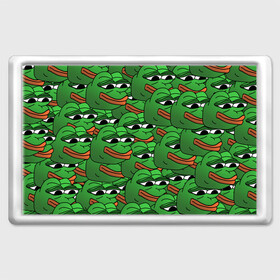 Магнит 45*70 с принтом Pepe The Frog в Рязани, Пластик | Размер: 78*52 мм; Размер печати: 70*45 | Тематика изображения на принте: frog | meme | memes | pepe | pepe the frog | грустная жабка | лягушка | лягушонок пепе | мем | мемы