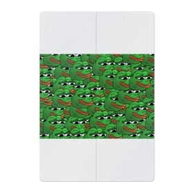 Магнитный плакат 2Х3 с принтом Pepe The Frog в Рязани, Полимерный материал с магнитным слоем | 6 деталей размером 9*9 см | frog | meme | memes | pepe | pepe the frog | грустная жабка | лягушка | лягушонок пепе | мем | мемы