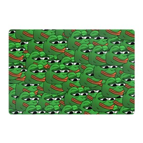 Магнитный плакат 3Х2 с принтом Pepe The Frog в Рязани, Полимерный материал с магнитным слоем | 6 деталей размером 9*9 см | frog | meme | memes | pepe | pepe the frog | грустная жабка | лягушка | лягушонок пепе | мем | мемы
