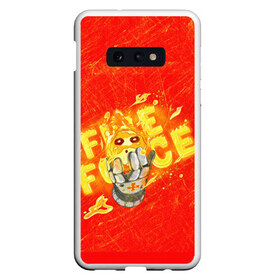 Чехол для Samsung S10E с принтом Fire Force в Рязани, Силикон | Область печати: задняя сторона чехла, без боковых панелей | Тематика изображения на принте: anime | enenno shouboutai | fire force | аниме | пламенная бригада пожарных