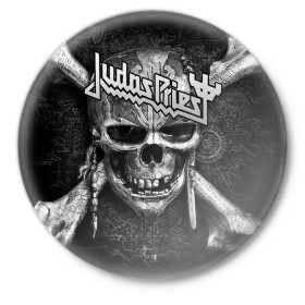 Значок с принтом Judas Priest в Рязани,  металл | круглая форма, металлическая застежка в виде булавки | breaking the law | judas priest | live | painkiller | гленн типтон | грув | метал | роб хэлфорд | рок | тим оуэнс | хард | хеви