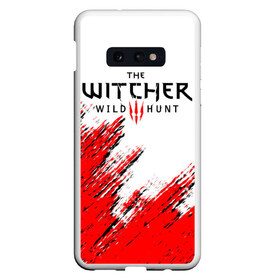 Чехол для Samsung S10E с принтом THE WITCHER в Рязани, Силикон | Область печати: задняя сторона чехла, без боковых панелей | geralt | the witcher | the witcher wild hunt | witcher | ведьмак | ведьмак 3 | геральт | сериал