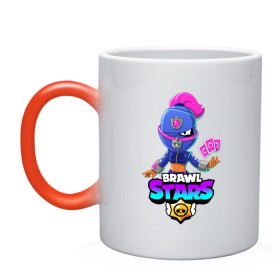 Кружка хамелеон с принтом BRAWL STARS TARA в Рязани, керамика | меняет цвет при нагревании, емкость 330 мл | 8 bit | 8 бит | bibi | brawl stars | crow | el brown | leon | leon shark | max | mr.p | sally leon | shark | stars | tara | virus | werewolf | акула | биби | вирус | ворон | леон | оборотень | пингвин | тара