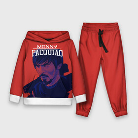 Детский костюм 3D (с толстовкой) с принтом Manny Pacquiao в Рязани,  |  | manny pacquiao | pac man | pacquiao | бокс | мэнни пакьяо | пакьяо