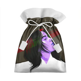 Подарочный 3D мешок с принтом ALL THE GOOD GIRLS GO TO HELL в Рязани, 100% полиэстер | Размер: 29*39 см | bad guy | billie eilish | music | ocean eyes | pop | билли айлиш | билли эйлиш | девушка | музыка