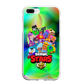 Чехол для iPhone 7Plus/8 Plus матовый с принтом BRAWL STARS в Рязани, Силикон | Область печати: задняя сторона чехла, без боковых панелей | 