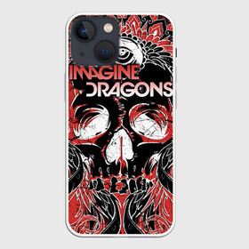 Чехол для iPhone 13 mini с принтом Imagine Dragons в Рязани,  |  | alternative | believer | demons | dragons | imagines | imagining | interscope | kid | korner | radioactive | records | альтернативный рок | имеджин драгонс | инди | поп | электроник