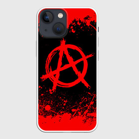 Чехол для iPhone 13 mini с принтом АНАРХИЯ | ANARCHY в Рязани,  |  | anarchy | riot | rock | анархия | бунт | знаки | музыка | панки | рок | символ