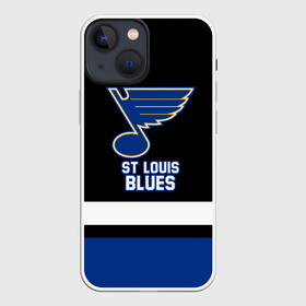 Чехол для iPhone 13 mini с принтом Сент Луис Блюз в Рязани,  |  | blues | hockey | nhl | st. louis | st. louis blues | usa | блюз | нхл | сент луис | сент луис блюз | спорт | сша | хоккей | шайба