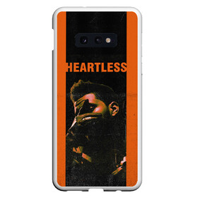 Чехол для Samsung S10E с принтом HEARTLESS в Рязани, Силикон | Область печати: задняя сторона чехла, без боковых панелей | blinding lights | heartless | starboy | the weekend | уикенд