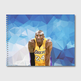 Альбом для рисования с принтом Kobe Bryant Lackers 24 blue в Рязани, 100% бумага
 | матовая бумага, плотность 200 мг. | 24 | 8 | black | blue | bryant | kobe | lackers 24 | lakers | mamba | mentality | баскетбол | брайант | детская | детскую | женская | женскую | коба | коби | купить | мамба | менталитет | мужская | мужскую | черная