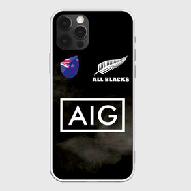 Чехол для iPhone 12 Pro Max с принтом ALL BLACKS в Рязани, Силикон |  | Тематика изображения на принте: all blacks | new zealandd | rugby | новая зеландия | олл блэкс | регби | хака
