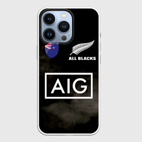 Чехол для iPhone 13 Pro с принтом ALL BLACKS в Рязани,  |  | Тематика изображения на принте: all blacks | new zealandd | rugby | новая зеландия | олл блэкс | регби | хака