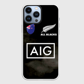 Чехол для iPhone 13 Pro Max с принтом ALL BLACKS в Рязани,  |  | Тематика изображения на принте: all blacks | new zealandd | rugby | новая зеландия | олл блэкс | регби | хака