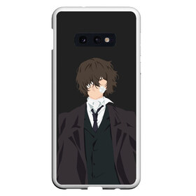 Чехол для Samsung S10E с принтом Osamu Dazai в Рязани, Силикон | Область печати: задняя сторона чехла, без боковых панелей | bungou | dazai | dogs | osamu | stray | асаму | бродячие псы | бродячих | дадзай | дазай | литературные гении | осаму | проза | псов