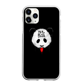 Чехол для iPhone 11 Pro матовый с принтом _Panda_ в Рязани, Силикон |  | color | have | hunter | panda | text | we | yes | австралия | арт | бе | высунула | глаза | голова | да | дикое | есть | животное | лбу | млекопитающее | на | надпись | нас | нос | охотник | панда | панды | показывает