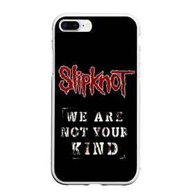 Чехол для iPhone 7Plus/8 Plus матовый с принтом SLIPKNOT WANYK в Рязани, Силикон | Область печати: задняя сторона чехла, без боковых панелей | music | rock | slipknot | рок | слипнот