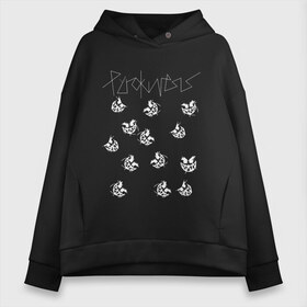 Женское худи Oversize хлопок с принтом PYROKINESIS в Рязани, френч-терри — 70% хлопок, 30% полиэстер. Мягкий теплый начес внутри —100% хлопок | боковые карманы, эластичные манжеты и нижняя кромка, капюшон на магнитной кнопке | pyrokinesis | андрей пирокинезис | каждаябарбистерва | левый баттл | музыка | музыкант | пирокинезис | рэп | рэпер | хип хоп