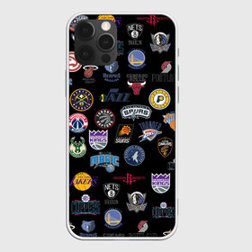 Чехол для iPhone 12 Pro Max с принтом NBA Pattern в Рязани, Силикон |  | Тематика изображения на принте: basketball | boston celtics | brooklyn nets | nba | new york knicks | philadel | toronto raptors | баскетбол | бостон селтикс | бруклин нетс | нба | нью йорк никс | спорт | торонто рэпторс | филадельфия 76ерс