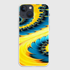 Чехол для iPhone 13 mini с принтом ABSTRACT EXCLUSIVE в Рязани,  |  | abstract | abstraction | color | fractal | geometry | paitnt | polygon | polygonal | psy | абстракция | геометрия | краски | неоновые | полигоны | психоделика | фрактал