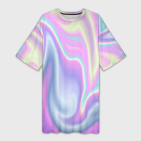Платье-футболка 3D с принтом Vaporwave в Рязани,  |  | abstraction | vaporwave | абстракция | узор