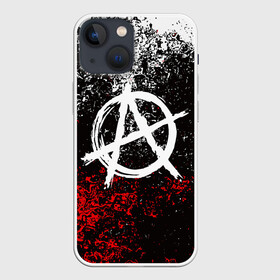 Чехол для iPhone 13 mini с принтом АНАРХИЯ | ANARCHY в Рязани,  |  | anarchy | riot | rock | анархия | бунт | знаки | музыка | панки | рок | символ