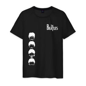 Мужская футболка хлопок с принтом Beatles в Рязани, 100% хлопок | прямой крой, круглый вырез горловины, длина до линии бедер, слегка спущенное плечо. | Тематика изображения на принте: beatles | john lennon | liverpool four | ring | rock | битлз | джон леннон | джордж харрисон | ливерпульская четверка | мерсибит | пол маккартни | психоделический рок | ринго старр | рок | рок н ролл | хард рок