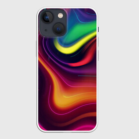 Чехол для iPhone 13 mini с принтом Acid Club в Рязани,  |  | acid | hyper | neon | абстракция | дискотека | кислота | кислотная футболка | кислотный цвет | клуб | клубная | неон | неоновый свет | ночной | хайп | хайпер