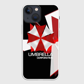 Чехол для iPhone 13 mini с принтом UMBRELLA CORP. в Рязани,  |  | biohazard | biohazard 7 | crocodile | fang | game | hand | monster | new umbrella | resident evil | resident evil 7 | umbrella | umbrella corp | umbrella corporation | zombie | обител