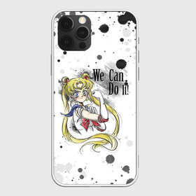 Чехол для iPhone 12 Pro с принтом Sailor Moon. We can do it! в Рязани, силикон | область печати: задняя сторона чехла, без боковых панелей | ami | girl | mizuno | moon | sailor | tsukino | usagi | ами | банни | волшебница | девушка | малышка | махо сёдзё | мидзуно | минако | мун | рэй | сейлор | усаги | хино | цукино | чибиуса