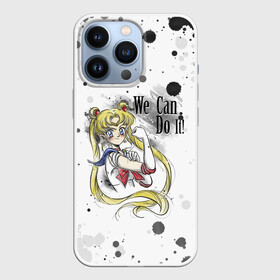 Чехол для iPhone 13 Pro с принтом Sailor Moon. We can do it в Рязани,  |  | ami | girl | mizuno | moon | sailor | tsukino | usagi | ами | банни | волшебница | девушка | малышка | махо сёдзё | мидзуно | минако | мун | рэй | сейлор | усаги | хино | цукино | чибиуса