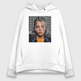 Женское худи Oversize хлопок с принтом Billie Eilish (со спиной) в Рязани, френч-терри — 70% хлопок, 30% полиэстер. Мягкий теплый начес внутри —100% хлопок | боковые карманы, эластичные манжеты и нижняя кромка, капюшон на магнитной кнопке | ailish | billi | billie eilish | bury a friend | copycat | crown | dont smile at me | lovely | music | my boy | party favor | pop | били | билли айлиш | музыка | певица | поп | эйлиш