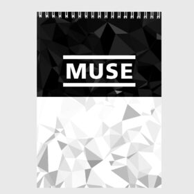 Скетчбук с принтом Muse в Рязани, 100% бумага
 | 48 листов, плотность листов — 100 г/м2, плотность картонной обложки — 250 г/м2. Листы скреплены сверху удобной пружинной спиралью | muse | rock | альтернативный рок | доминик ховард | крис уолстенхолм | музыка | мэттью беллами | прогрессивный рок | рок | симфонический рок | спейс рок