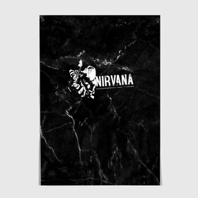 Постер с принтом NIRVANA в Рязани, 100% бумага
 | бумага, плотность 150 мг. Матовая, но за счет высокого коэффициента гладкости имеет небольшой блеск и дает на свету блики, но в отличии от глянцевой бумаги не покрыта лаком | cobain | kurt donald cobain | nirvana | smile | альтернативный рок | гранж | дэйв грол | крист новоселич | курт кобейн | нирвана | смайл