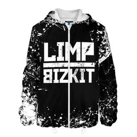 Мужская куртка 3D с принтом Limp Bizkit в Рязани, ткань верха — 100% полиэстер, подклад — флис | прямой крой, подол и капюшон оформлены резинкой с фиксаторами, два кармана без застежек по бокам, один большой потайной карман на груди. Карман на груди застегивается на липучку | bizkit | limp | limp bizkit | music | rock | бизкиты | лимп бизкит | лимпы | липкие письки | музыка | рок