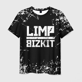 Мужская футболка 3D с принтом Limp Bizkit в Рязани, 100% полиэфир | прямой крой, круглый вырез горловины, длина до линии бедер | bizkit | limp | limp bizkit | music | rock | бизкиты | лимп бизкит | лимпы | липкие письки | музыка | рок