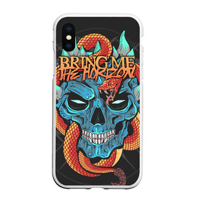 Чехол для iPhone XS Max матовый с принтом Bring Me the Horizon в Рязани, Силикон | Область печати: задняя сторона чехла, без боковых панелей | bmth | metal | music | official | rca records label | rock | sempiternal | video | британская | группа | дэткор | поп | рок