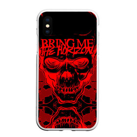 Чехол для iPhone XS Max матовый с принтом Bring Me the Horizon в Рязани, Силикон | Область печати: задняя сторона чехла, без боковых панелей | bmth | metal | music | official | rca records label | rock | sempiternal | video | британская | группа | дэткор | поп | рок