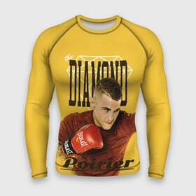 Мужской рашгард 3D с принтом Diamond Poirier в Рязани,  |  | diamond | diamond poirier | dustin poirier | mma | poirier | ssru | ufc | дастин порье | мма | порье