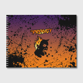 Альбом для рисования с принтом THE PRODIGY в Рязани, 100% бумага
 | матовая бумага, плотность 200 мг. | Тематика изображения на принте: keith charles flint | prodigy | the prodigy | альтернативный дэнс | бигбит | брейкбит | кит флинт | лиам хоулетт | максим реалити | техно | электроник рок | электропанк