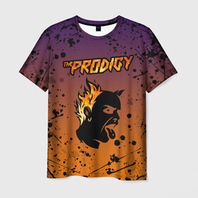 Мужская футболка 3D с принтом THE PRODIGY | ПРОДИДЖИ (Z) в Рязани, 100% полиэфир | прямой крой, круглый вырез горловины, длина до линии бедер | Тематика изображения на принте: keith charles flint | prodigy | the prodigy | альтернативный дэнс | бигбит | брейкбит | кит флинт | лиам хоулетт | максим реалити | техно | электроник рок | электропанк