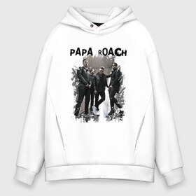 Мужское худи Oversize хлопок с принтом Papa roach в Рязани, френч-терри — 70% хлопок, 30% полиэстер. Мягкий теплый начес внутри —100% хлопок | боковые карманы, эластичные манжеты и нижняя кромка, капюшон на магнитной кнопке | jacoby dakota shaddix | papa roach | альтернативный метал | альтернативный рок | джекоби шэддикс | джерри хортон | коби дик | ню метал | папа роч | рэп метал | тобин эсперанс | тони палермо | хард рок