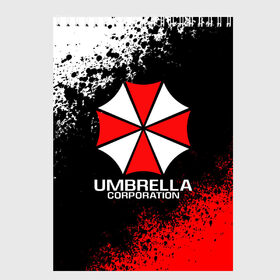 Скетчбук с принтом RESIDENT EVIL UMBRELLA в Рязани, 100% бумага
 | 48 листов, плотность листов — 100 г/м2, плотность картонной обложки — 250 г/м2. Листы скреплены сверху удобной пружинной спиралью | ada wong | biohazard | leon | nemesis | project resistance | raccoon city | re | re3 | resident evil | resident evil 3 | rpd | stars | umbrella | ада вонг | амбрелла | немезис | ужасы