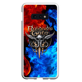 Чехол для Samsung S10E с принтом BALDUR`S GATE в Рязани, Силикон | Область печати: задняя сторона чехла, без боковых панелей | Тематика изображения на принте: baldur s | baldur s gate | baldur s gate 3 | demons | knights | monsters | балдур | демоны | игры | монстры | рыцари