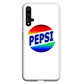 Чехол для Honor 20 с принтом Pepsi в Рязани, Силикон | Область печати: задняя сторона чехла, без боковых панелей | 90 е | 90s | art | back | logo | pepsi | retro | арт | время | дата | девяностые | лого | логотип.детство | надпись | пепси | прикольная | ретро | рождение | сделан | слова | цифры | эмблема