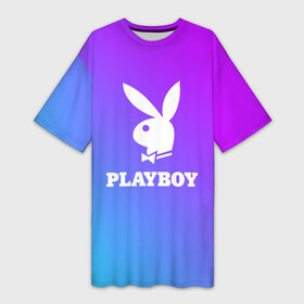 Платье-футболка 3D с принтом ПЛЕЙБОЙ | PLAYBOY (Z) в Рязани,  |  | brand | brazzers | faketaxi | hub | mode | playboy | бразерс | бренд | мода | фейк такси