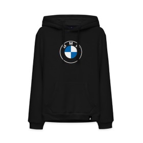 Мужская толстовка с принтом BMW LOGO 2020 в Рязани, френч-терри, мягкий теплый начес внутри (100% хлопок) | карман-кенгуру, эластичные манжеты и нижняя кромка, капюшон с подкладом и шнурком | Тематика изображения на принте: bmw | bmw motorsport | bmw performance | carbon | m | motorsport | performance | sport | бмв | карбон | моторспорт | спорт