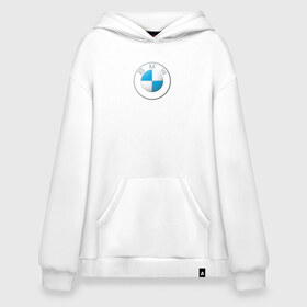 Худи SuperOversize хлопок с принтом BMW LOGO 2020 в Рязани, 70% хлопок, 30% полиэстер, мягкий начес внутри | карман-кенгуру, эластичная резинка на манжетах и по нижней кромке, двухслойный капюшон
 | bmw | bmw motorsport | bmw performance | carbon | m | motorsport | performance | sport | бмв | карбон | моторспорт | спорт