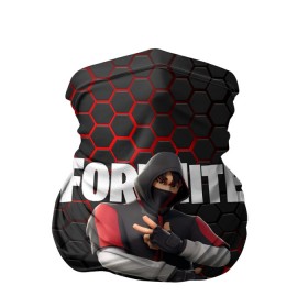 Бандана-труба 3D с принтом FORTNITE IKONIK в Рязани, 100% полиэстер, ткань с особыми свойствами — Activecool | плотность 150‒180 г/м2; хорошо тянется, но сохраняет форму | fortnite | fortnite 2 | fortnite x маршмелло | ikonik | marshmello | ninja | ninja streamer | иконик | ниндзя | фортнайт | фортнайт 2 | фортнайт глава 2